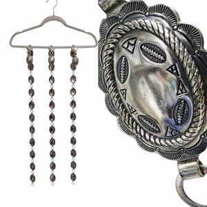 THREE Vintage 1950s Sanford Conchas Belt Silver - 33" each / 3 Belts